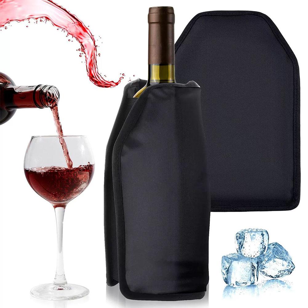 Wine Chiller Sleeve - Ice Wine Cooler Sleeve Reusable Freestanding