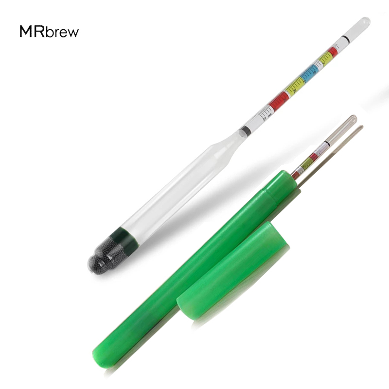 Wine Beer And Mead - 2Pcs/lot Hydrometer Tester,Triple Scale Hydrometer For