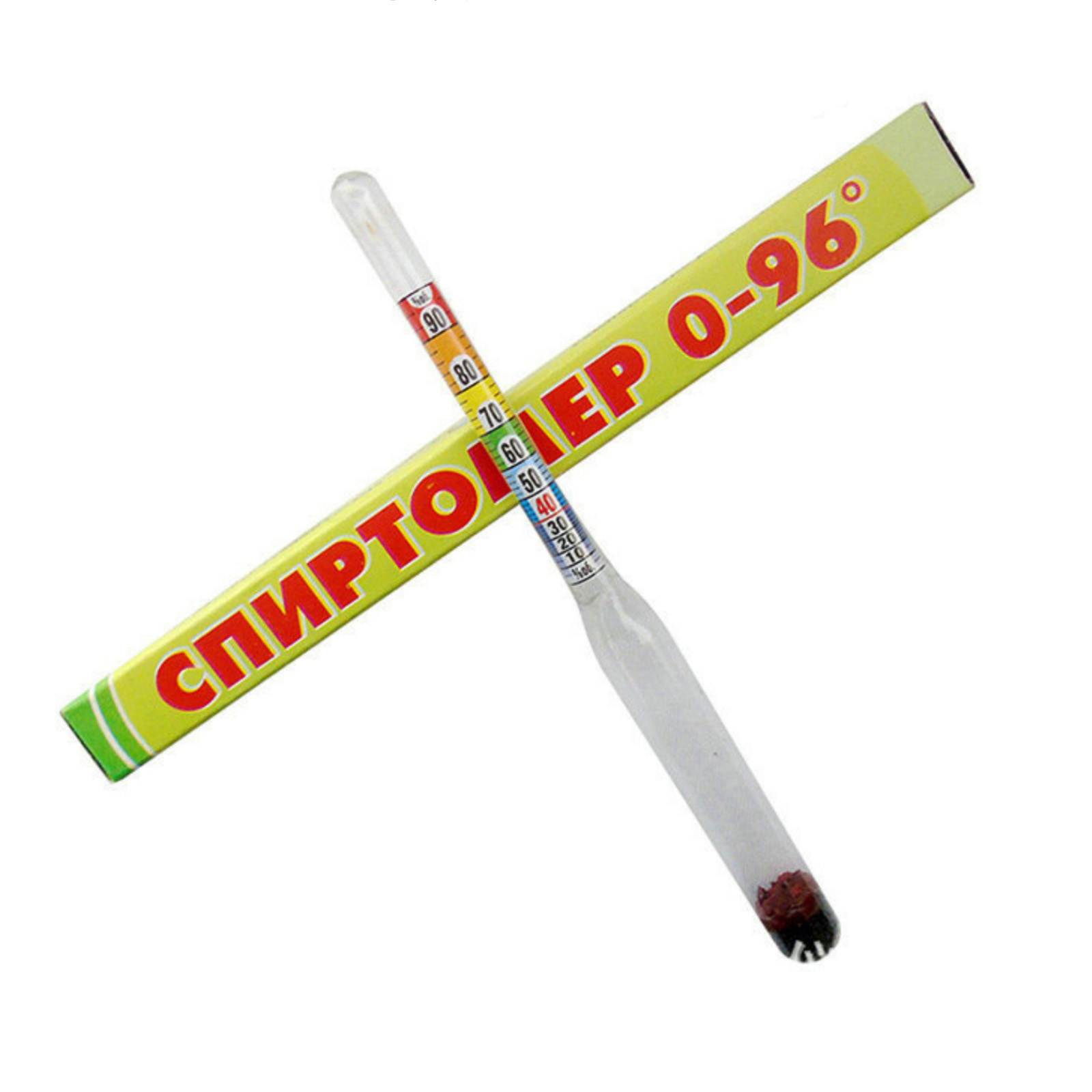Wine Beer And Mead - 0-96% Glass Alcohol Hydrometer for Beer