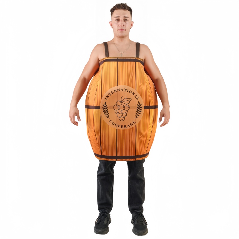 Wine Beer Festival - Unisex Wine Barrel Performance Jumpsuit Party