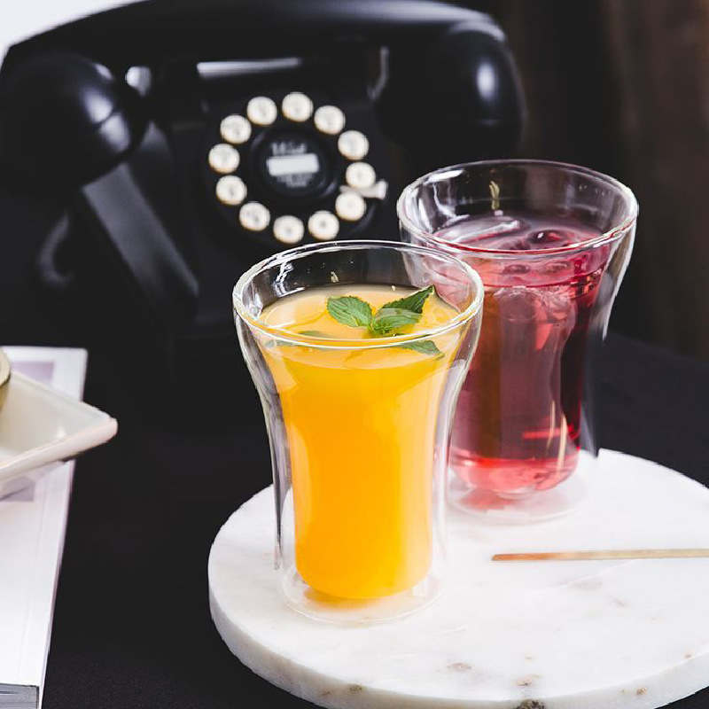 100/200/250ml Double Wall Glas - Wine With Beer Cocktail 评论和价格