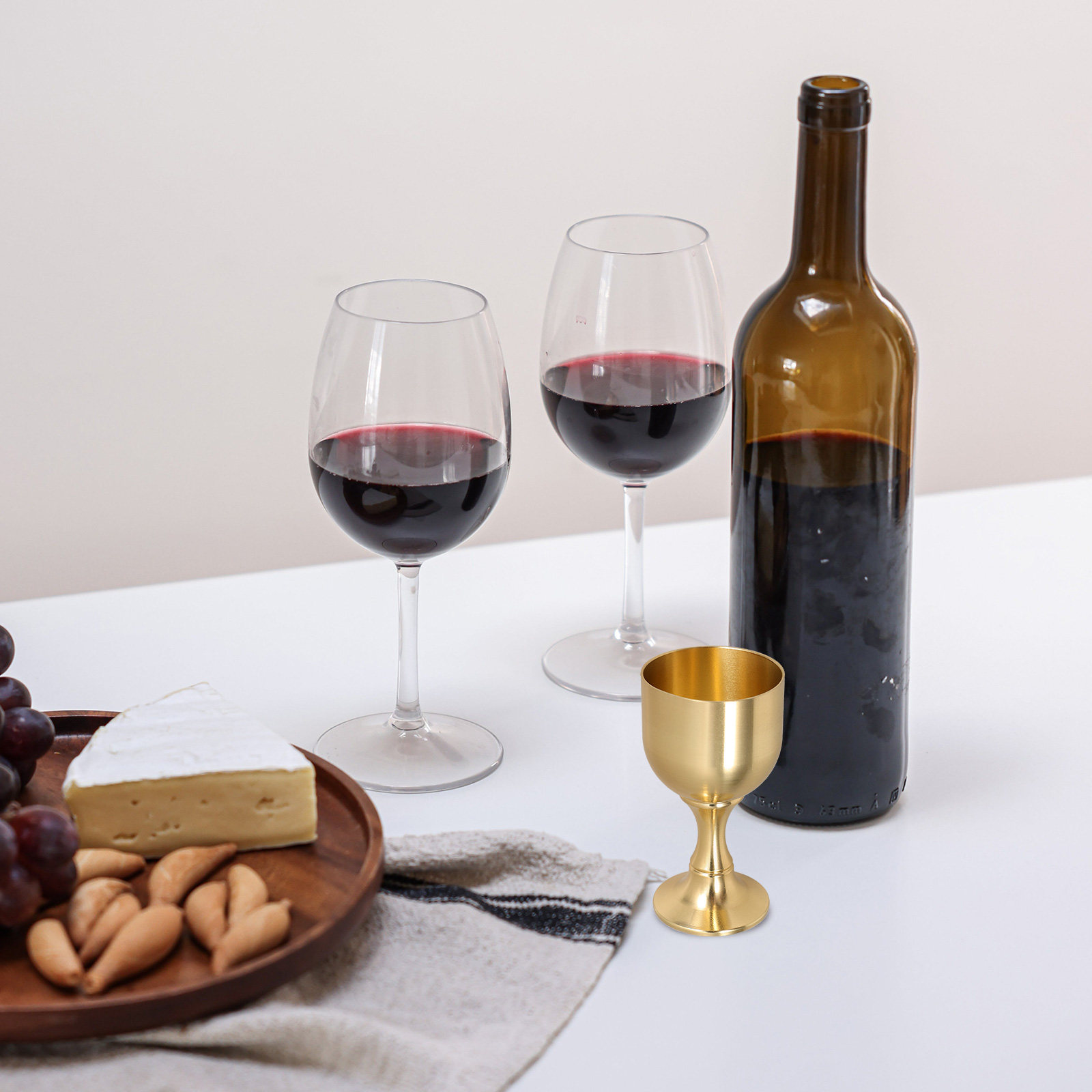 Copper Goblet Vintage Style De - Wine With Beer Cocktail 评论和价格