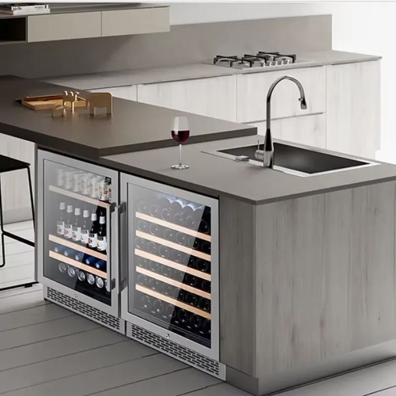 48 Bottle Wine Fridge Dual Gla - Beer Wine Zone 评论和价格