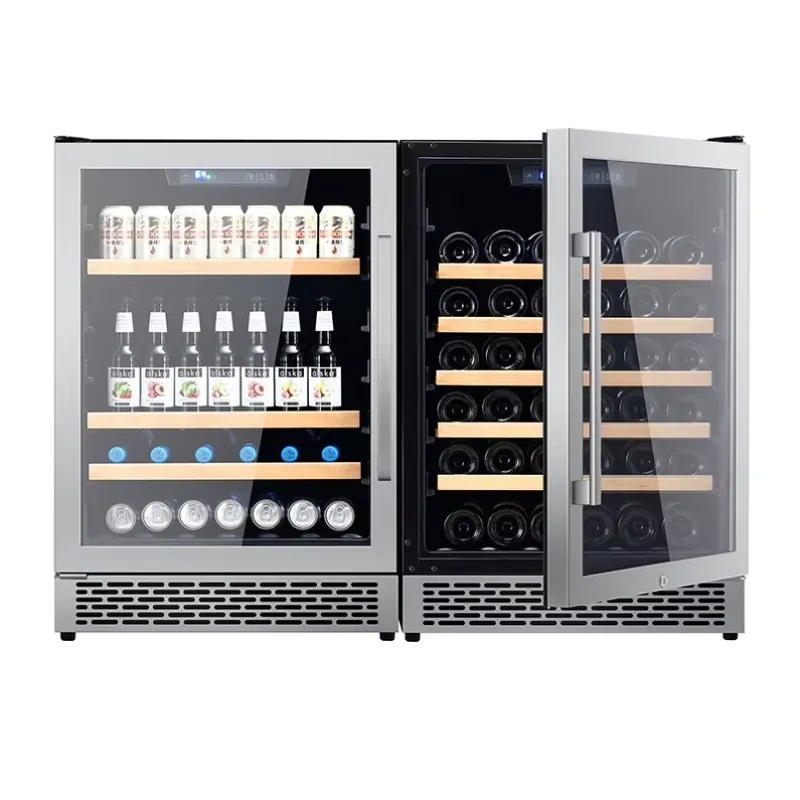 48 Bottle Wine Fridge Dual Gla - Beer Wine Zone 评论和价格