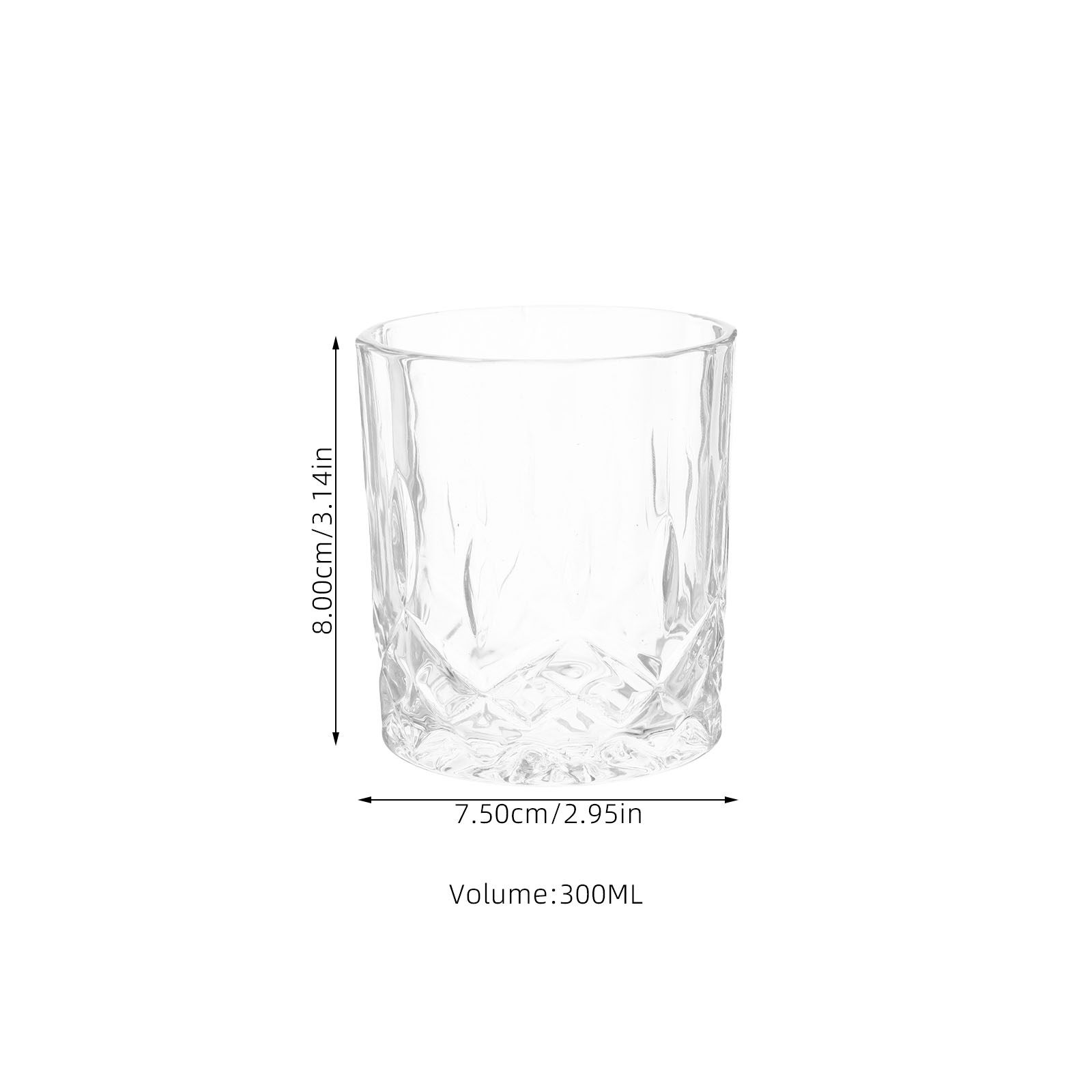 6Pcs Whiskey Glass Set Unique  - Wine With Beer Cocktail 评论和价格