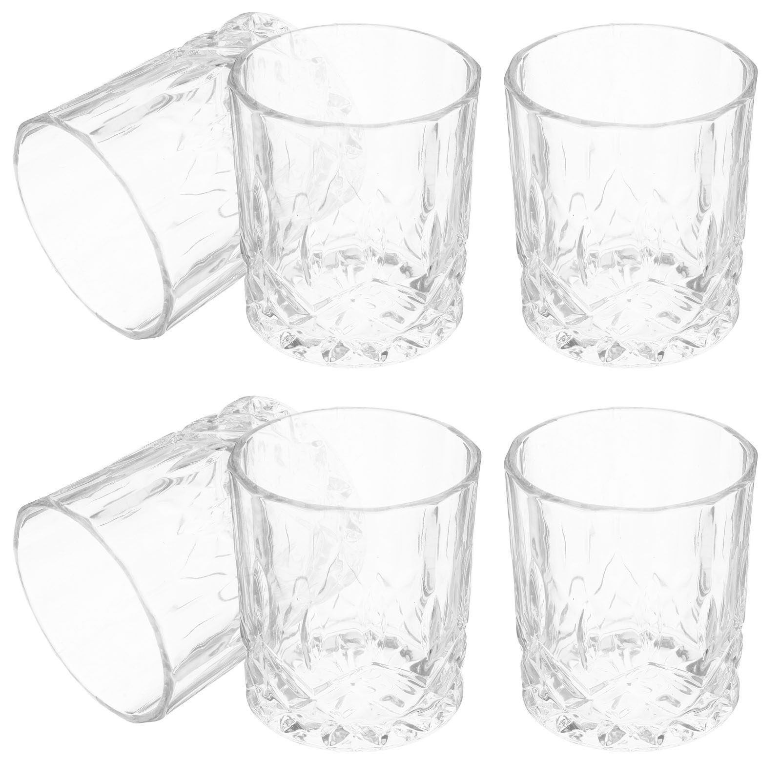 6Pcs Whiskey Glass Set Unique  - Wine With Beer Cocktail 评论和价格