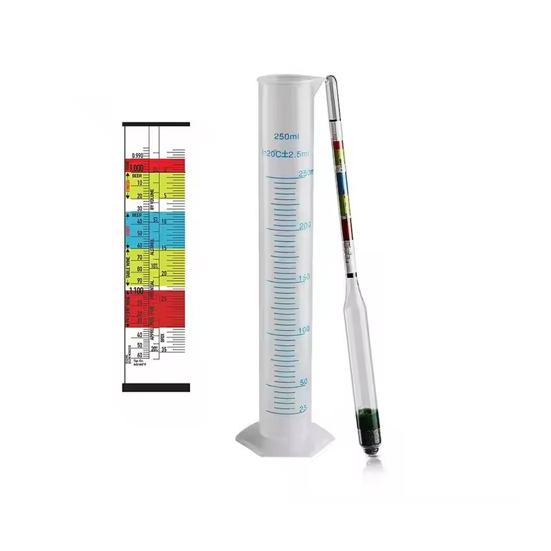 Hydrometer Tester & 250ml Meas - Wine Beer And Mead 评论和价格
