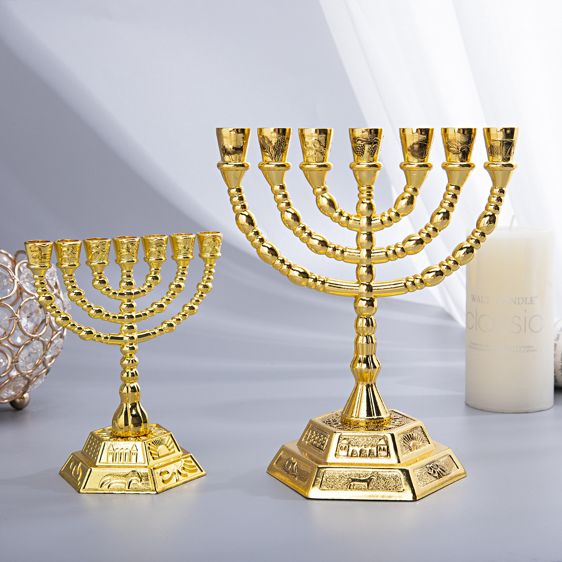 7 Branch Menorah Jewish Home D - Cocktail Shaker Set 评论和价格
