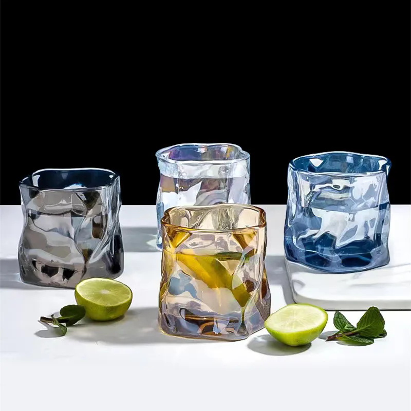 Twisted Transparent Glass Cup  - Wine Beer Festival 评论和价格