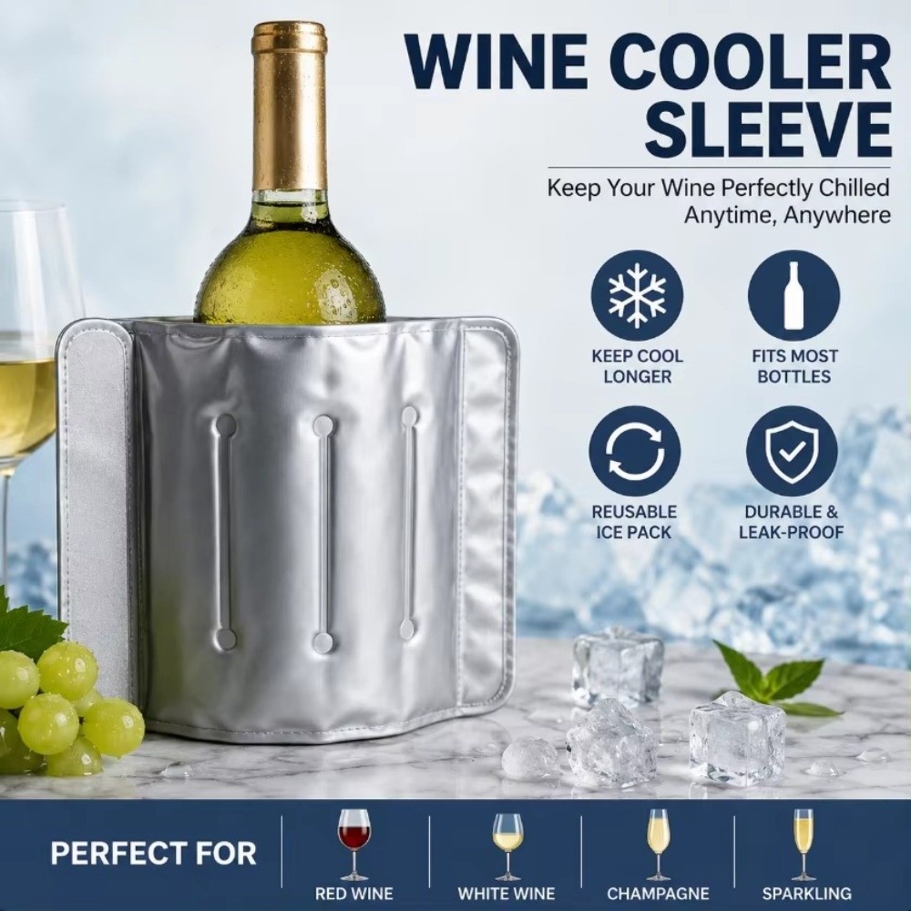 Rapid 33cm x 18cm Wine Cooler  - Wine Chiller Sleeve 评论和价格