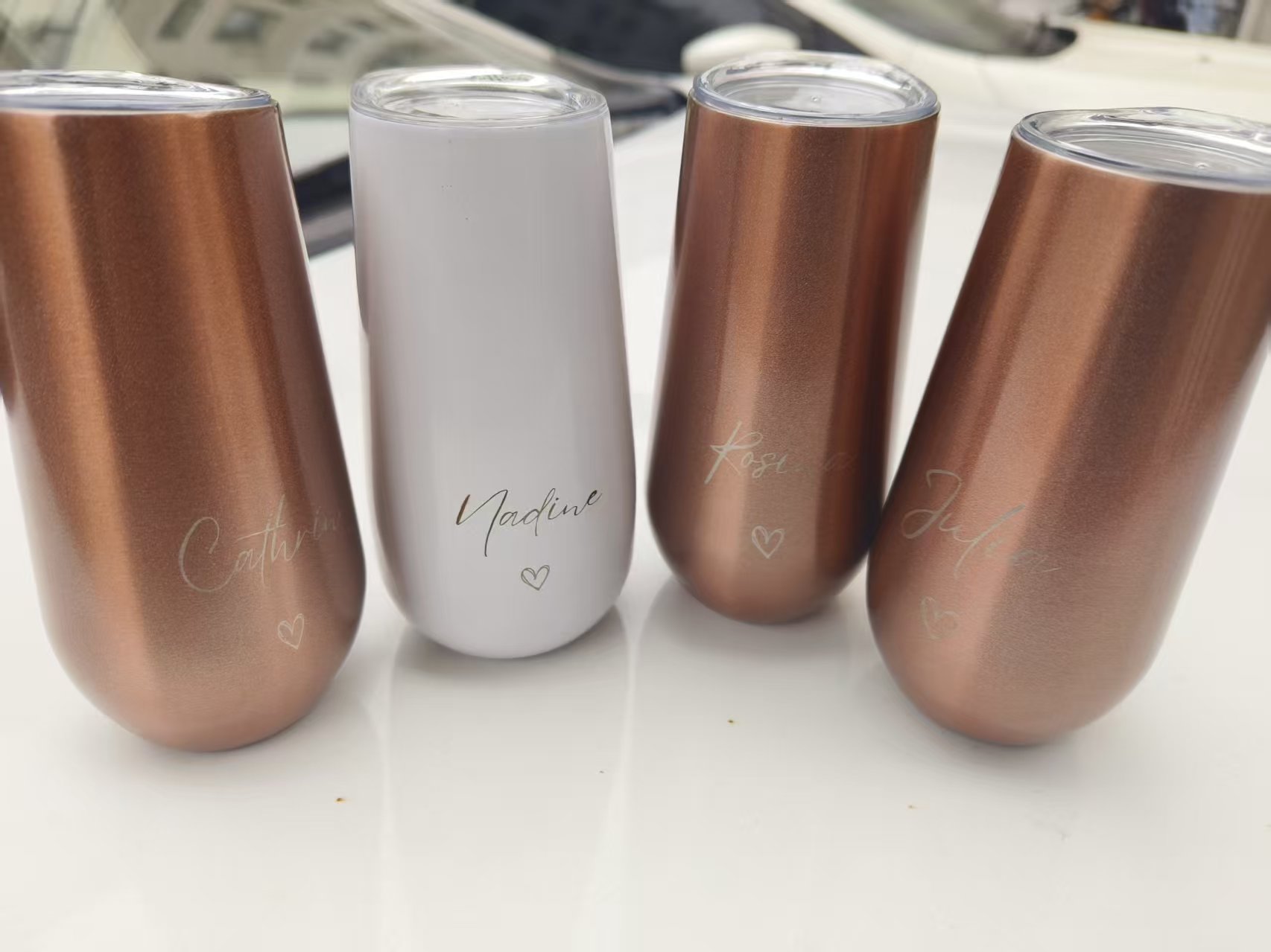 custom wedding name 6oz Stainl - Wine With Beer Name 评论和价格