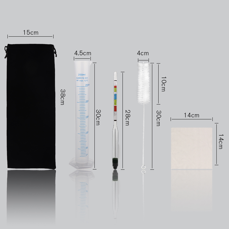 Hydrometer & Plastic Test Jar, - Wine Beer And Mead 评论和价格